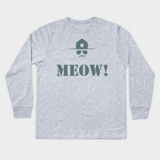 Meow Kids Long Sleeve T-Shirt